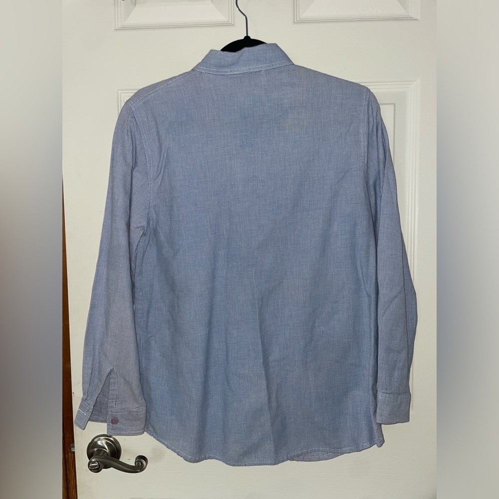 Casey & Max Women’s Vintage Light Blue Embroidered Button-Up Shirt - Picture 3 of 3